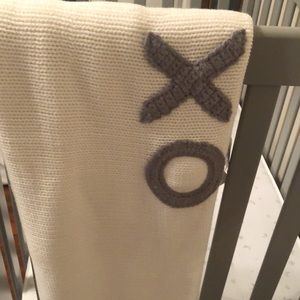 Pottery Barn crib knit blanket